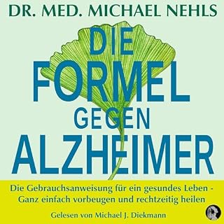 Diseño de la portada del título Die Formel gegen Alzheimer