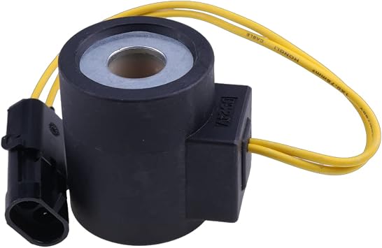 Solenoid Valve Coil 6359424 w/Weatherpack Connector | Compatible with Hydraforce Valve Stem Series 10 12 16 38 58 5/8 Hole 6359739