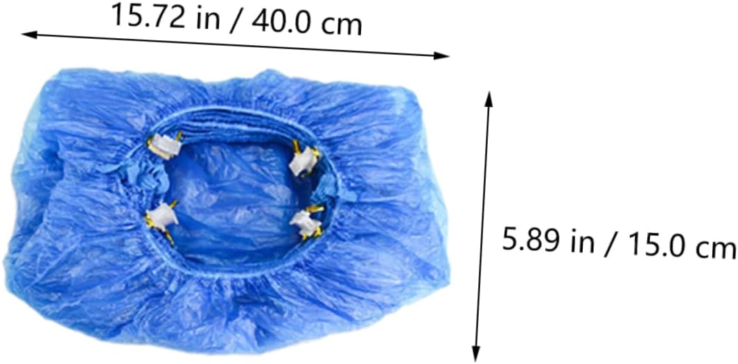 MAGICLULU 200pcs Shoe Covers Box Breathable Non-slip Indoor Outdoor Foot Covers for Home Office Easy off Dustproof Clean Floors
