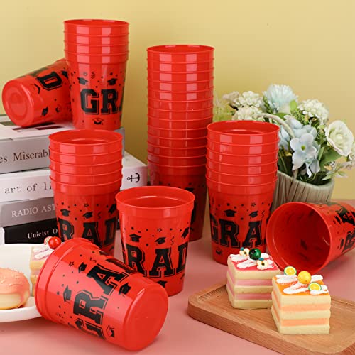 image for Pinkunn 32 Pieces Graduation Party Cups 2025 16 Oz Grad Plastic Cups R