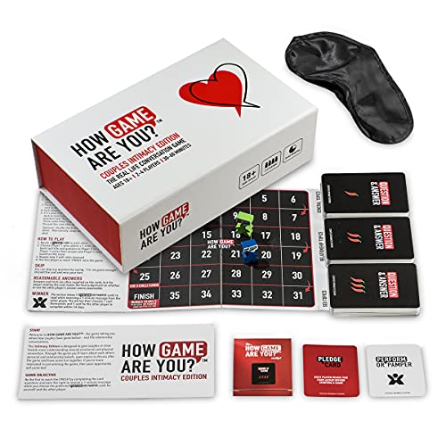 How Game Are You? Intimacy Game ❤️ 203 Conversation Cards Create The Perfect Game for Couples Date Night, Table Topics Conversation Cards Or Relationship Questions Game