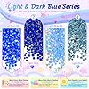 qiipii Blue Resin Rhinestones Bulk for Crafting 3mm 4mm 5mm Flatback Crystal Stones Non-Hotfix Light Blue Royal Blue Gems Diamonds Charms Supplies for Nails Eyes Face Makeup Crafts DIY Tumblers Bottle #1