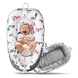 Fiboo Baby Lounger Baby Nest Co-Sleeping,100% Soft Breathable Newborn Lounger Portable Adjustable...