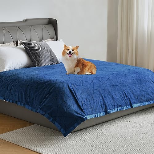 Waterproof-Blanket-Cover-90x90-for-Baby-Adults-Dogs-Cats-or-Any-Pets-3-Layer-Protector-and-100-Leak-Proof-blanket-for-Bed-Sofa-and-Other-Furniture-Easy-to-Clean-Navy-Light-Grey - Cucciolini Doodles   Waterproof-Blanket-Cover-90x90-for-Baby-Adults-Dogs-Cats-or-Any-Pets-3-Layer-Protector-and-100-Leak-Proof-blanket-for-Bed-Sofa-and-Other-Furniture-Easy-to-Clean-Navy-Light-Grey