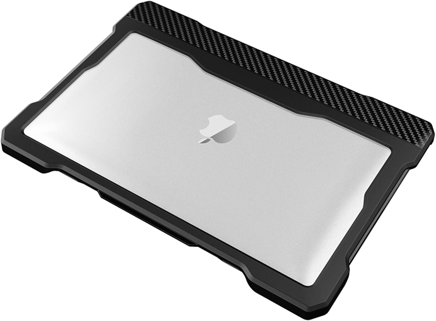 VORCSBINE MacBook Pro 13 inch Case Rugged 2021/2020/2019/2018 Release A2338 M1 A2289 A2251 A2159 A1989 with Touch Bar Protective Plastic Hard Shell Cover-Black