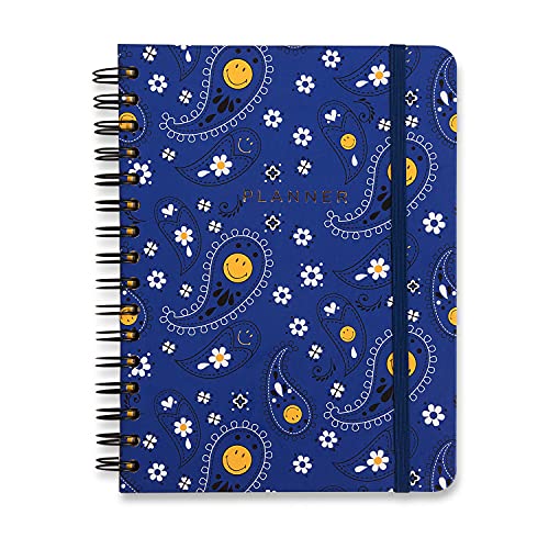 Cicero Planner Permanente Wire-o Smiley Semanal Notas A5, Colorido, Grande, 7906