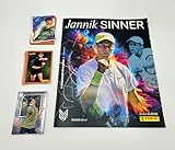 manuelkant Album figurine + set complet figurine Panini + carte pour la collection de Jannik Sinner Sticker
