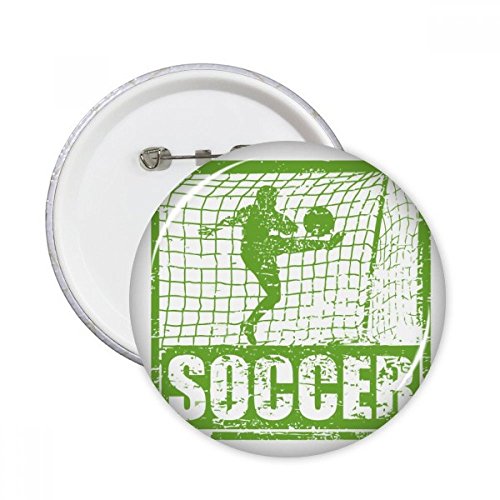 Badge bouton footballeur pour réparer le look d'un vêtement triste