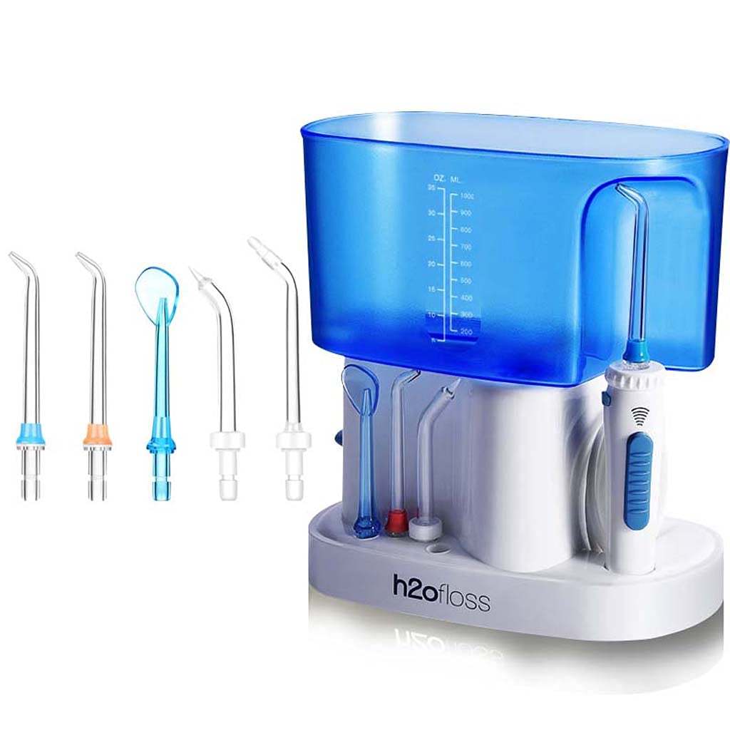 Entretien des bretelles avec l'irrigateur oral Water Flosser Classic de comptoir