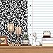 Drydiet 2 Pack Composition Notebook Peel and Stick Wallpaper Roll 1.4x10 ft Waterproof Black and White Classroom Decor, Bulletin Board Backing, Dry Erase Contact Paper for School, Office, Home
