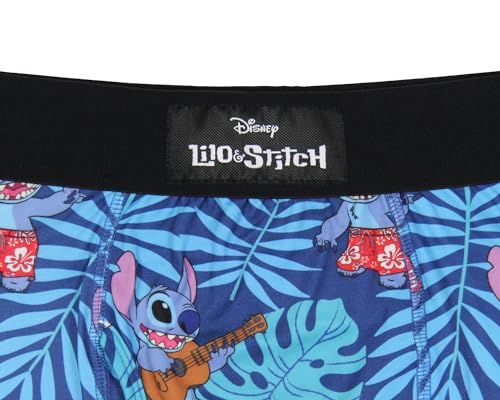Disney Men's Lilo And Stitch Ukulele And Surf Boxers Boxer Briefs Underwear For Adults2