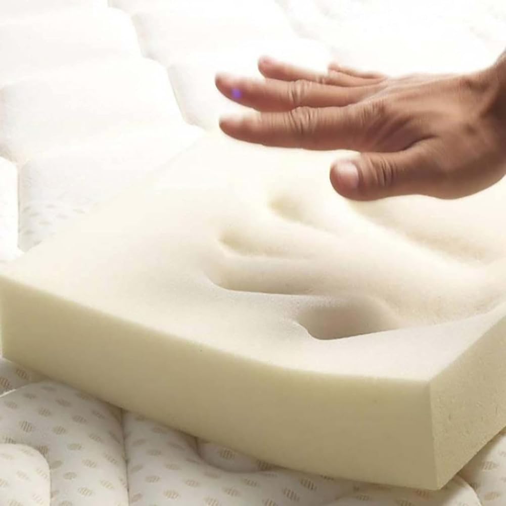 Foam Cush - Almohadilla de asiento para sofá y ventana, 12 cm de grosor, repuesto para cama de mascotas, material de tapicería de espuma de 80 x 30 cm, tamaño versátil