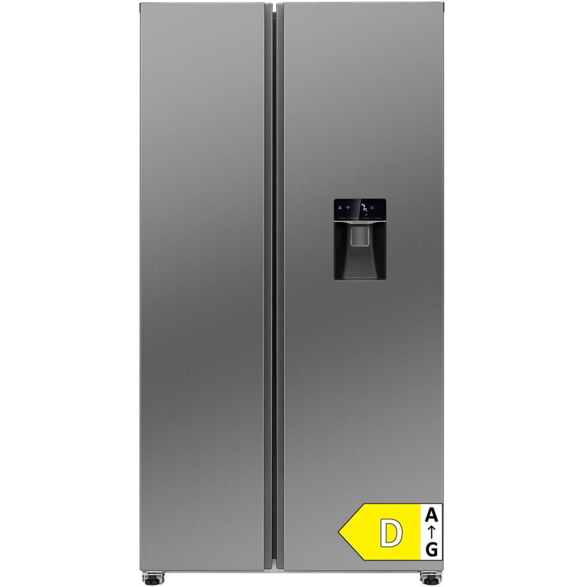 Frigorifero side-by-side Bomann®, Dispenser d'acqua con serbatoio, Classe energetica D, 177 cm, NoFrost, Garanzia compressore di 5 anni, Frigorifero con scomparto congelatore