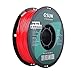 eSUN 3D 3mm PETG Solid Red Filament 1kg (2.2lb), PETG 3D Printer Filament, Actual Diameter 2.85mm +/- 0.05mm, Solid Opaque Red