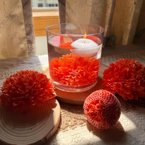Fleurs de table orange pour vase et centre de table de mariage chic - 3