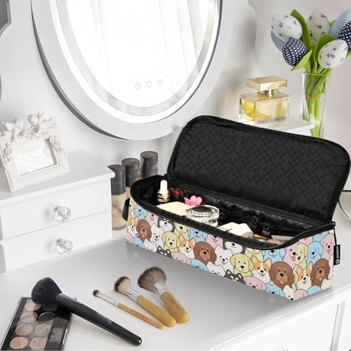 Bolsa de viaje 2 en 1 para plancha de pelo y rizador con tapete resistente al calor removible, impermeable, para planchas y rizadores, volumizador y estilizador de cabello miniatura 7