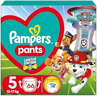 Pampers Pants Pieluchomajtki Rozmiar 4 (9-15kg), 108 Sztuk, Pieluchy z Kieszonką Stop & Protect Zapobiegającą Przeciekaniu z Tyłu
