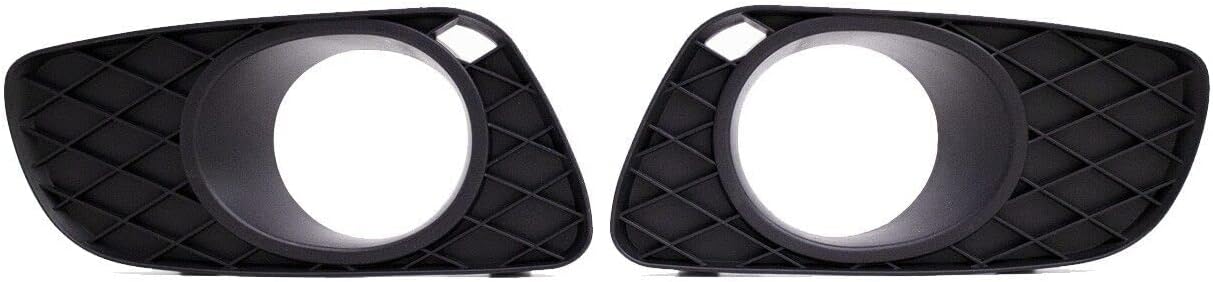 Exterior Accessories - Front Bumper Fog Light Cover Grilles L+R Compatible with 07-14 Smart Car Fortwo 451 Mk2