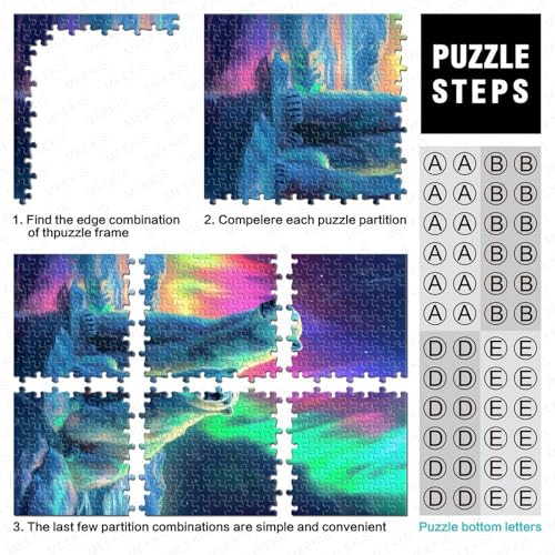 Puzzle de oso polar de 1000 piezas para compartir tardes de juego creativo en familia 5