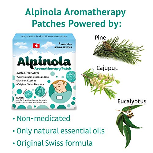 Miniatura 3 de Parches de aromaterapia con aceites esenciales, no medicados (10 unidades)