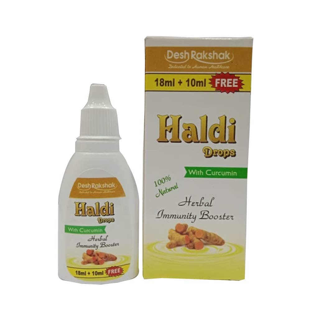 Deshrakshak Haldi Drops - Herbal Immunity Booster