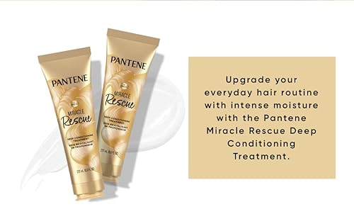Pantene Deep Conditioning Hair Mask Miracle Rescue Pro-V , 8 Fl Oz (Pack Of 3)- Total 24.0 Fl Oz #TOP1