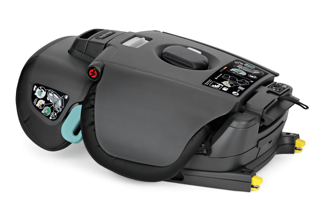 Peg Perego Viaggio Flex Seggiolino Auto ISOFIX con Tecnologia Avanzata, Reclinabile, Pieghevole, Schienale Rinforzato, per Bambini da 100 a 150 cm (3-12 anni), 15-36 kg, Licorice