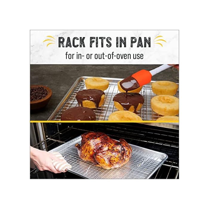 Buy Checkered Chef Baking Sheet Set 18" x 13" Stainless Steel Half