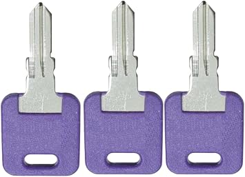 3 PCS Custom Cut Blank Keys for RV/Camper/Travel Trailer/Fifth Wheel Entry Door & Baggage Door Locks for Global Link RV G301 - G391