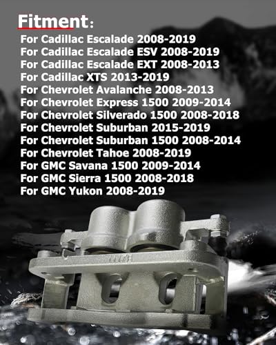 Image of cciyu 18B4918A Front Right Brake Caliper With Bracket For Cadillac,For Chevy,For GMC