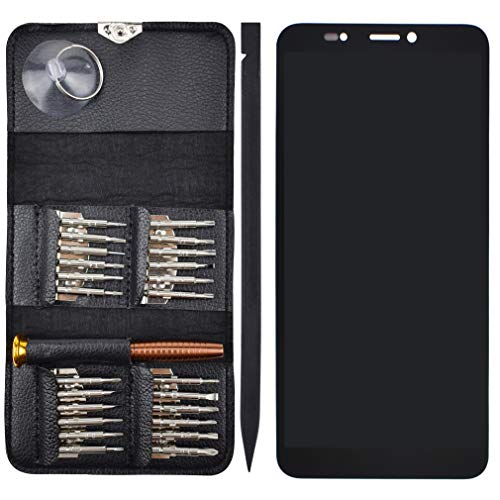 Image of LCD Screen Touch Digitizer Glass Replacement for Nokia C2 Black