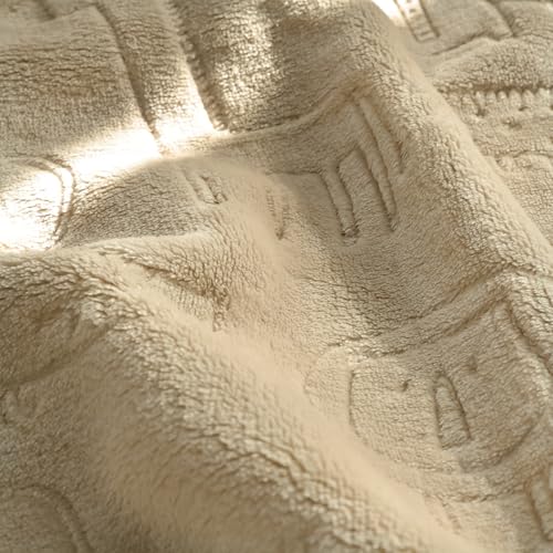 Image of BORITAR Baby Blanket for Boys Girls Ultra Soft Fleece Warm and Lightweight Animal Blankets for Infant Toddler Newborn, 30x40 Inch, Brown