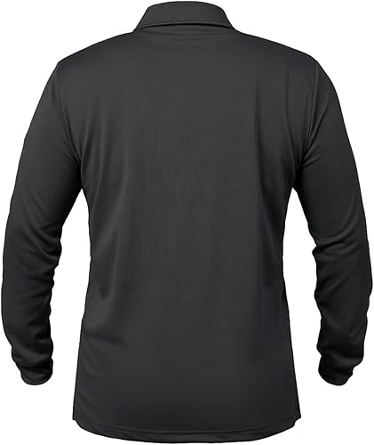 Miniatura 2 de NAVEKULL Polo táctico de manga larga para hombre, de secado rápido, ligero, militar, senderismo, deporte, golf, para uso al aire libre