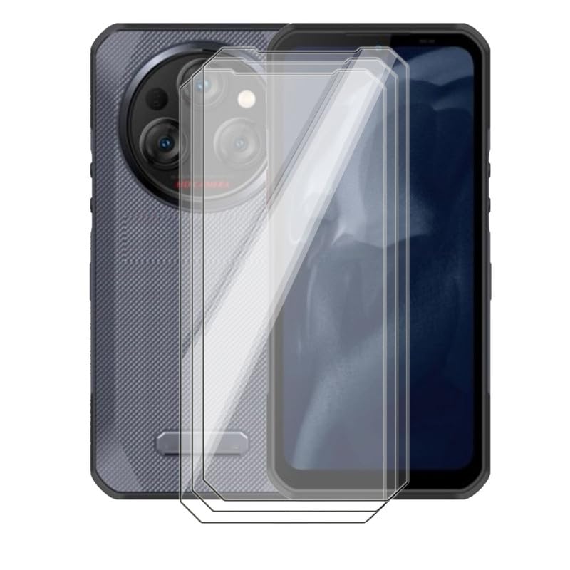 AQGGIIXY [3 Pack] Compatible for Oukitel WP35 (6.6") Screen Protector, Tempered Glass 2.5D Arc Edges 9 Hardness HD Bubble-Free for Oukitel WP35