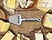 TOPULORS Cheese Slicer Stainless Steel, Cheese Knife Heavy Duty Plane Cheese Cutter, Shaver, Server For Semi-Soft, Semi-Hard Cheese