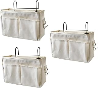Totority 3 Peças Bolsa Organizadora De Bolso Bolsa De Armazenamento De Cabeceira Bolsa De Armazenamento De Dormitório Bolsa De Artigos Diversos Bolsa De Cabeceira Organizador De Cabeceira