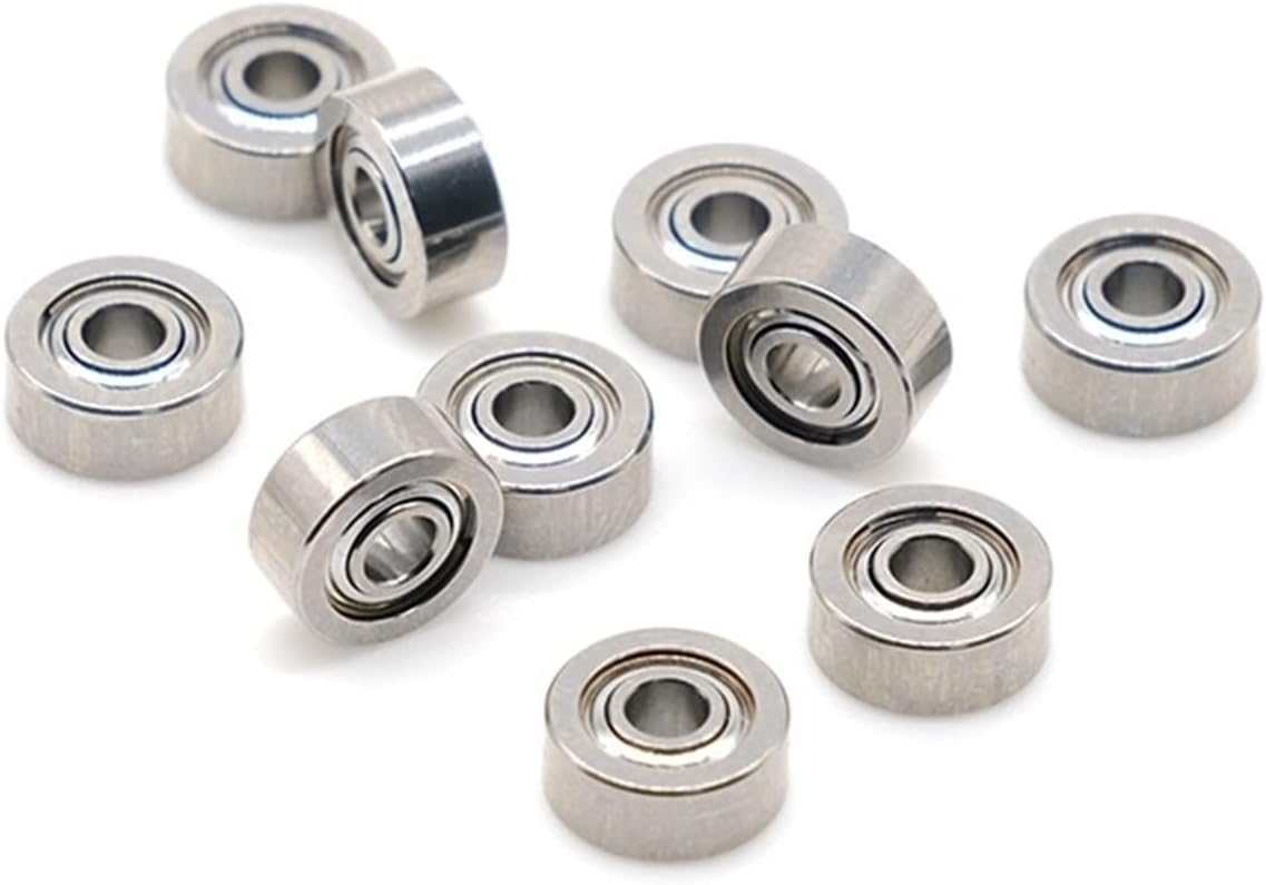 10Pcs 3x6x2.5 mm SMR63ZZ CB ABEC7 Stainless Steel Hybrid Ceramic Balls Bearing for RC Racing Cars MR63Z SMR63 ZZ Z L630ZZ