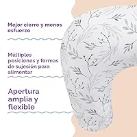 Vista 4 de Boppy Almohada de lactancia – Biberón firme y ergonómico en forma de U y almohada de lactancia materna con alto levantamiento para mayor comodidad