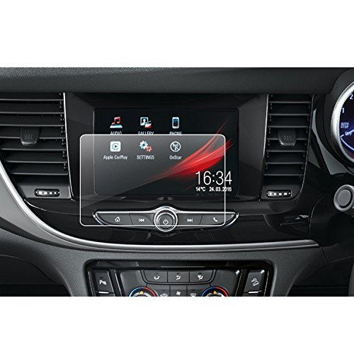 LFOTPP Opel Mokka X 7 Zoll Navigation Schutzfolie - Tempered Glas 9H Kratzfest Anti-Fingerprint Displayschutzfolie GPS Navi Folie