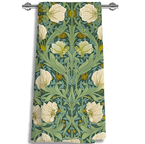 William Morris Style Floral Kitchen Towels