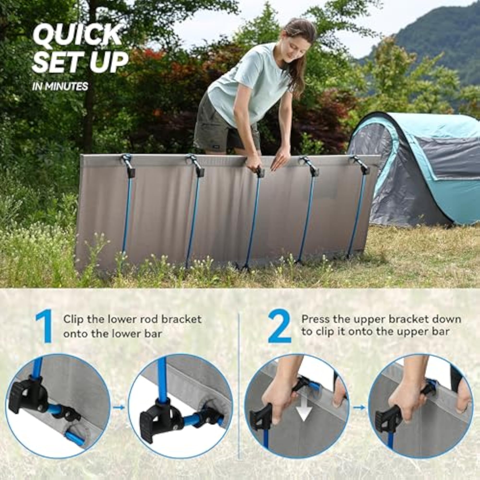 Ultralight Folding Tent Camping Cot Bed