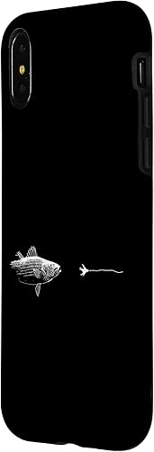 Miniatura 5 de iPhone 14 Graphic Fly Fishing Hook Line - Estuche de bajo a rayas de pescado