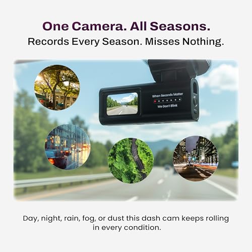 Image of EVM Dash Cam Full HD 1080P | Car Dash Camera with WiFi | 120 Wide Angle | Loop Recording | G-Sensor | App Control | Type-C | 1 Year Warranty (EVM-DCAM-01)