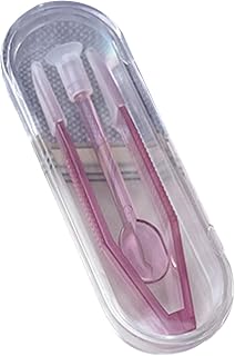 Transparent Contact Lens Insertion and Removal Tool Set Practical Equipment Supplies for Students Office Workers House Contact Lens Wearing Practical Tool Kit (Purple)
