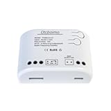 Smart WiFi Wireless Relay Switch Module&comma; Tuya 1CH AC&sol;DC 7-32V&sol; USB 5V Smart Life Remote Control&comma; Dry Contact Momentry Switch Compatible with Alexa and Google Home