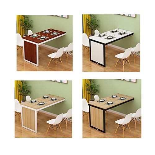 Table pliante murale bureau ordinateur gain de place rabattable - 5