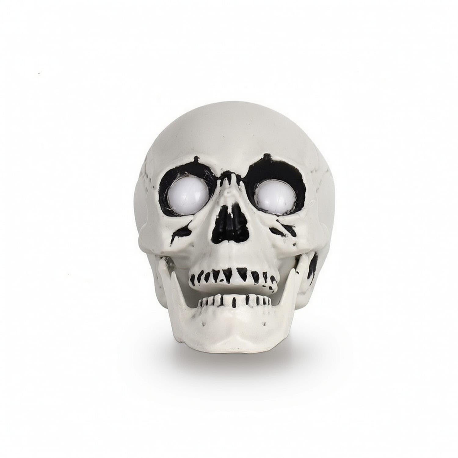 Spooky Skull Light with Ground Stake Outdoor Skeleton Hand Candle Stake Lights LED Skeleton Hand Light Glowing for Yard, Garden, Lawn, Pe Skull Battery-image-5