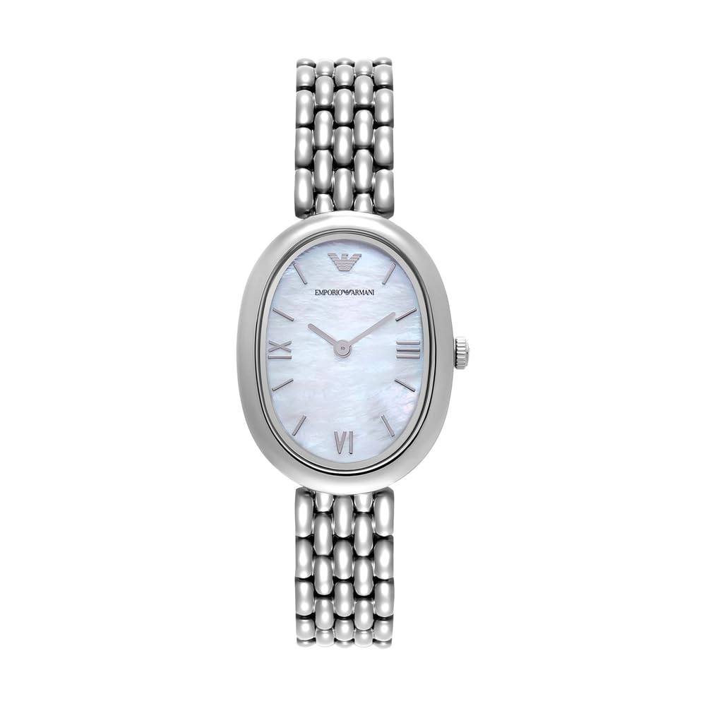 Emporio Armani Women's 34MM Silver-Tone Stainless Steel Watch, AR11706