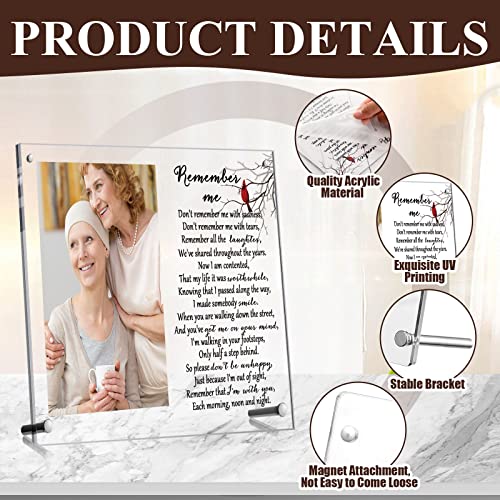 Sympathy Gifts For Loss Of Mom Remembrance Memorial Acrylic Picture Frame Frameless Magnetic Photo Frames Clear Dad Funeral Gifts Memorial Frames For Loved One In Heaven, Family Friends, 7 X 10 Inch #TOP2