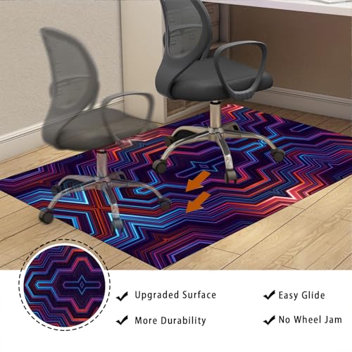 Tapis de chaise de jeu protection sol rectonculaire 140x160cm antidérapant